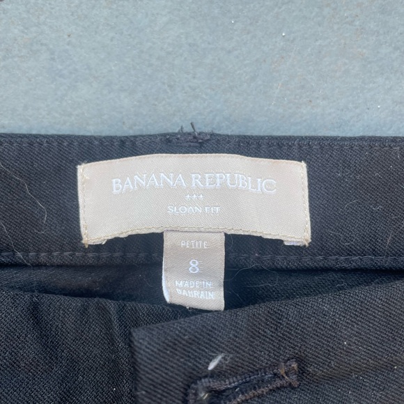 Banana Republic Womens Sloan Skinny Jeans Black Sz 8P - Picture 3 of 3